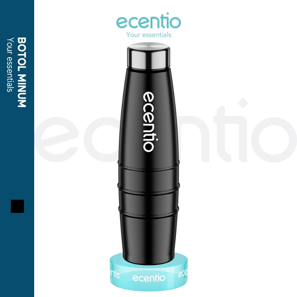 Ecentio tumbler hitam