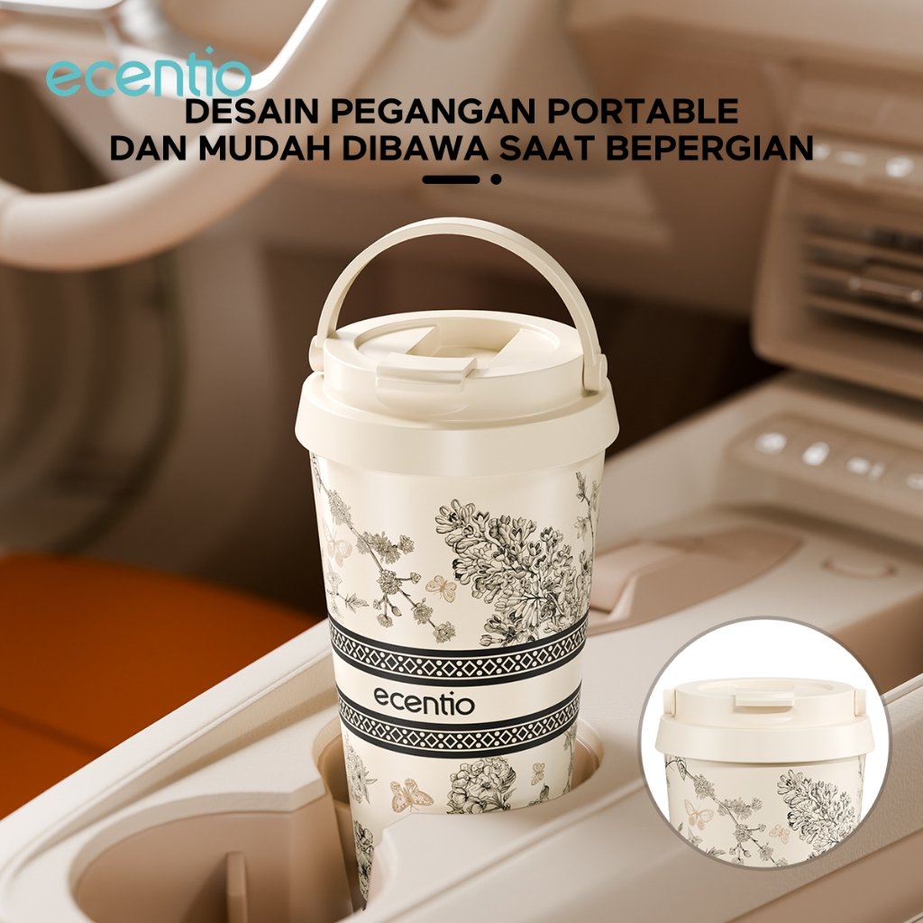 Ecentio tumbler coklat