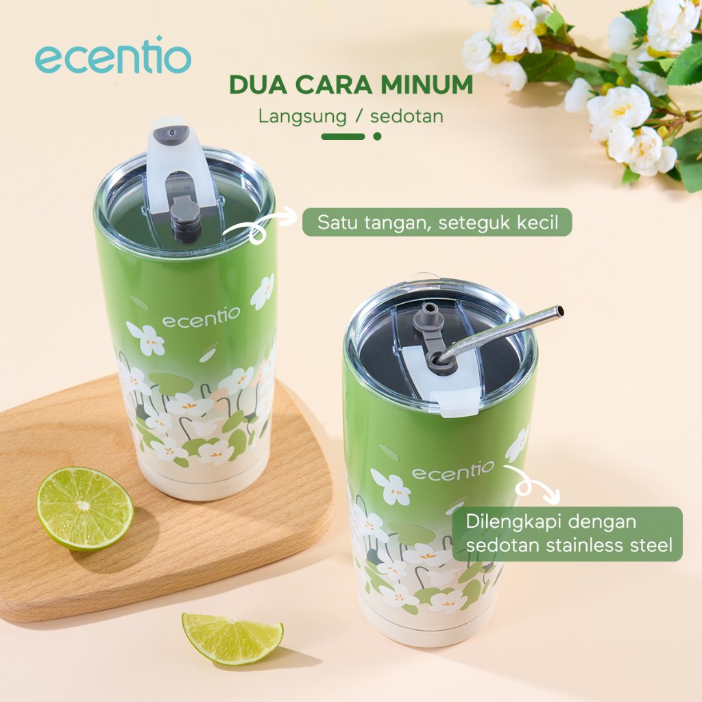 Ecentio tumbler hijau